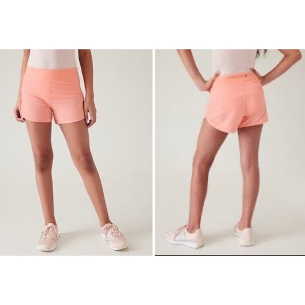 Athleta Girl Run the World 3" Athletic Short Kids large 12 Peach